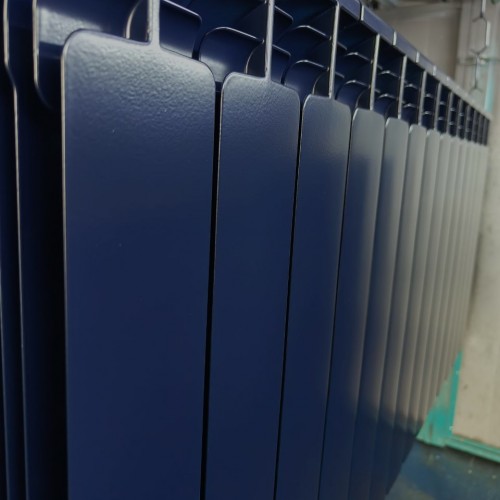 Покраска 4-х секционных радиаторов отопления в 5004, матовый