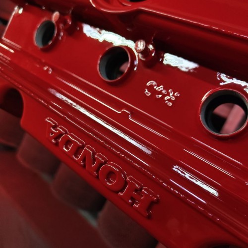 Покраска клапанной крышки в 3020, глянец