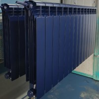 Покраска 4-х секционных радиаторов отопления в 5004, матовый