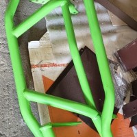 Покраска бамперов квадроцикла в розовый Кэнди