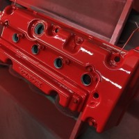 Покраска клапанной крышки в 3020, глянец