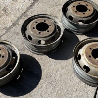 Покраска штампованных дисков R16 в светлый графит