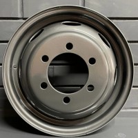 Покраска штампованных дисков R16 в светлый графит