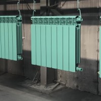 Покраска 8-ми радиаторов отопления в 6033, матовый