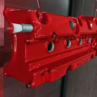 Покраска клапанной крышки в 3020, глянец