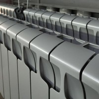 Покраска 18 секционных радиаторов отопления в 9022, матовый