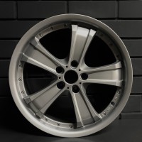 Покраска дисков R18 в серебро